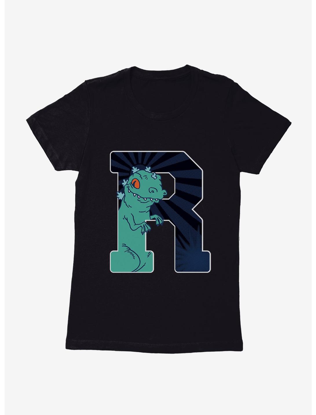 Rugrats R For Reptar Womens T-Shirt, BLACK, hi-res