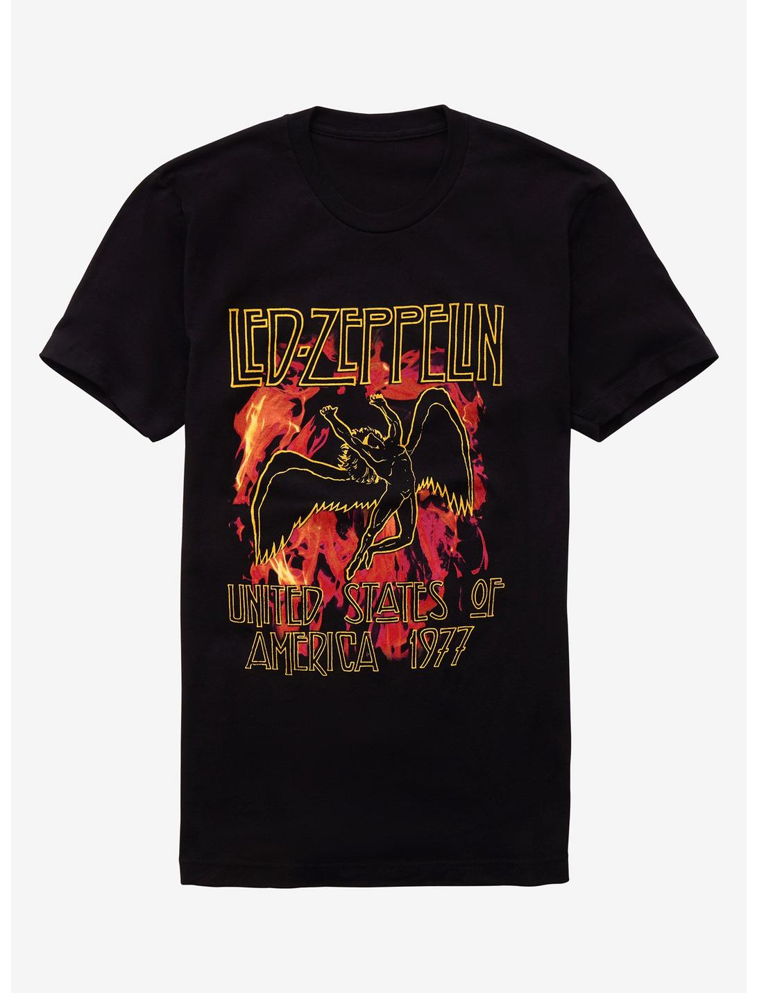 Led Zeppelin Icarus Flames 1977 T-Shirt | Hot Topic