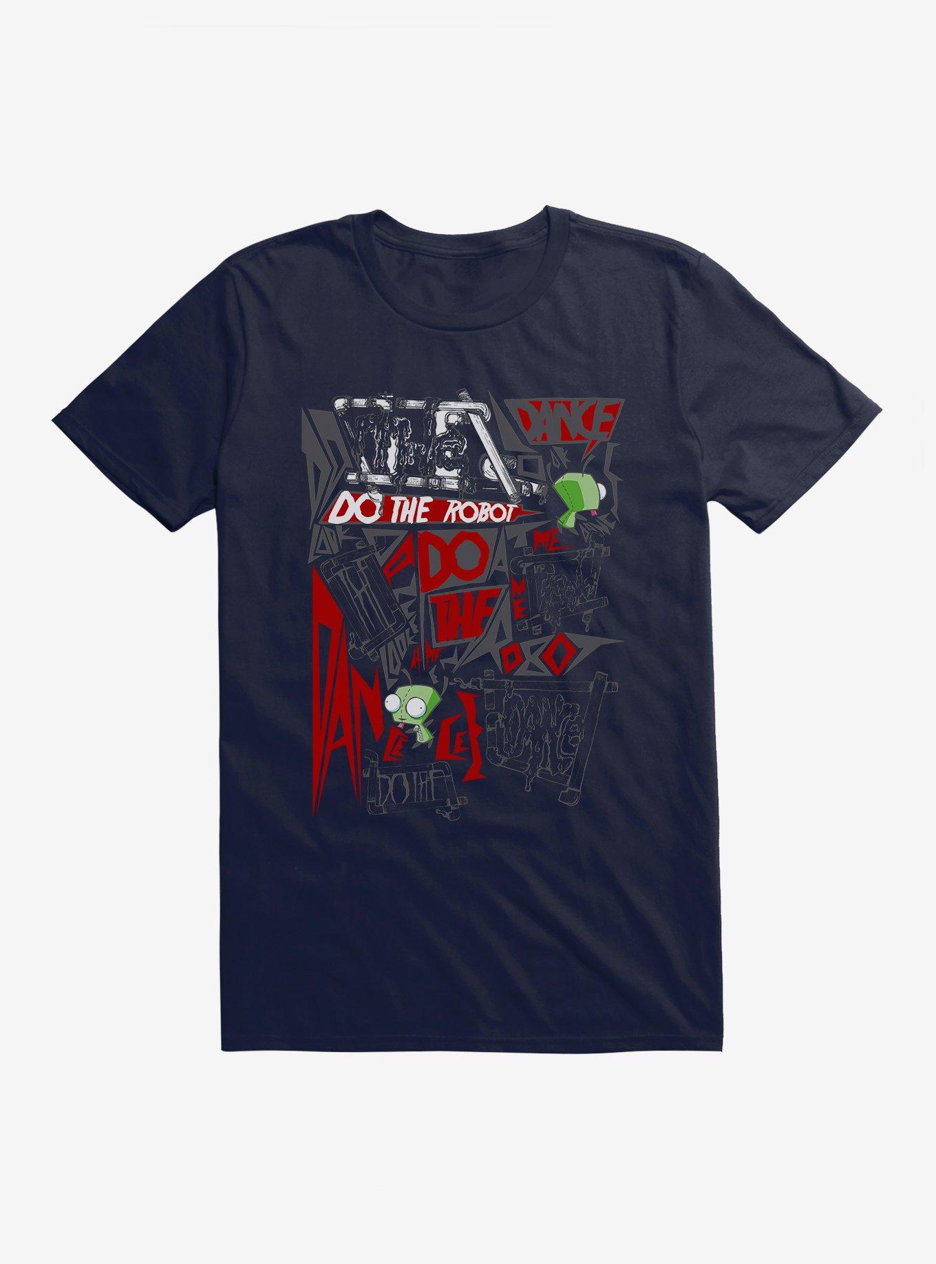 Invader Zim Do The Robot T-Shirt, NAVY, hi-res