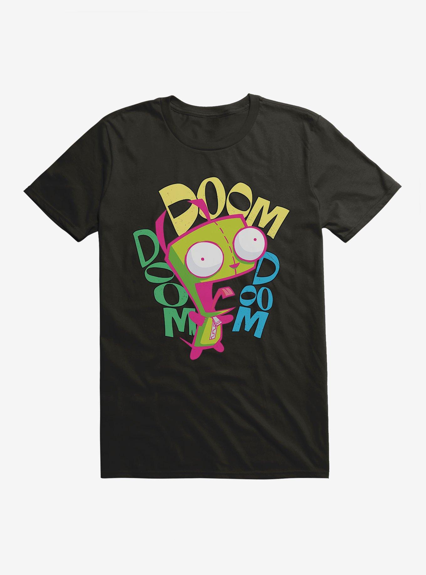 Invader Zim Doom Doom Doom T-Shirt, BLACK, hi-res