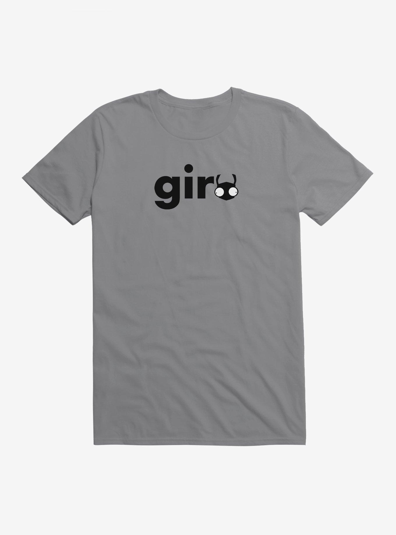 Invader Zim Gir Icon Script T-Shirt, STORM GREY, hi-res