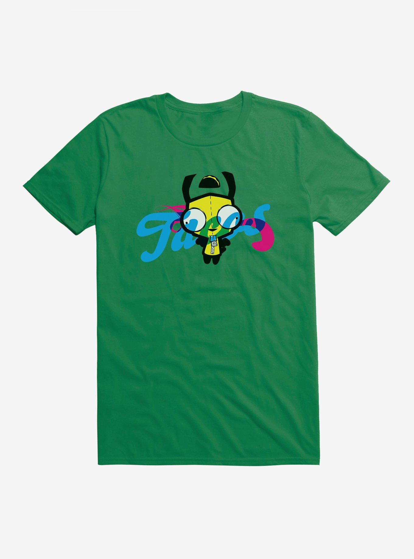 Invader Zim Gir Tacos T-Shirt, KELLY GREEN, hi-res