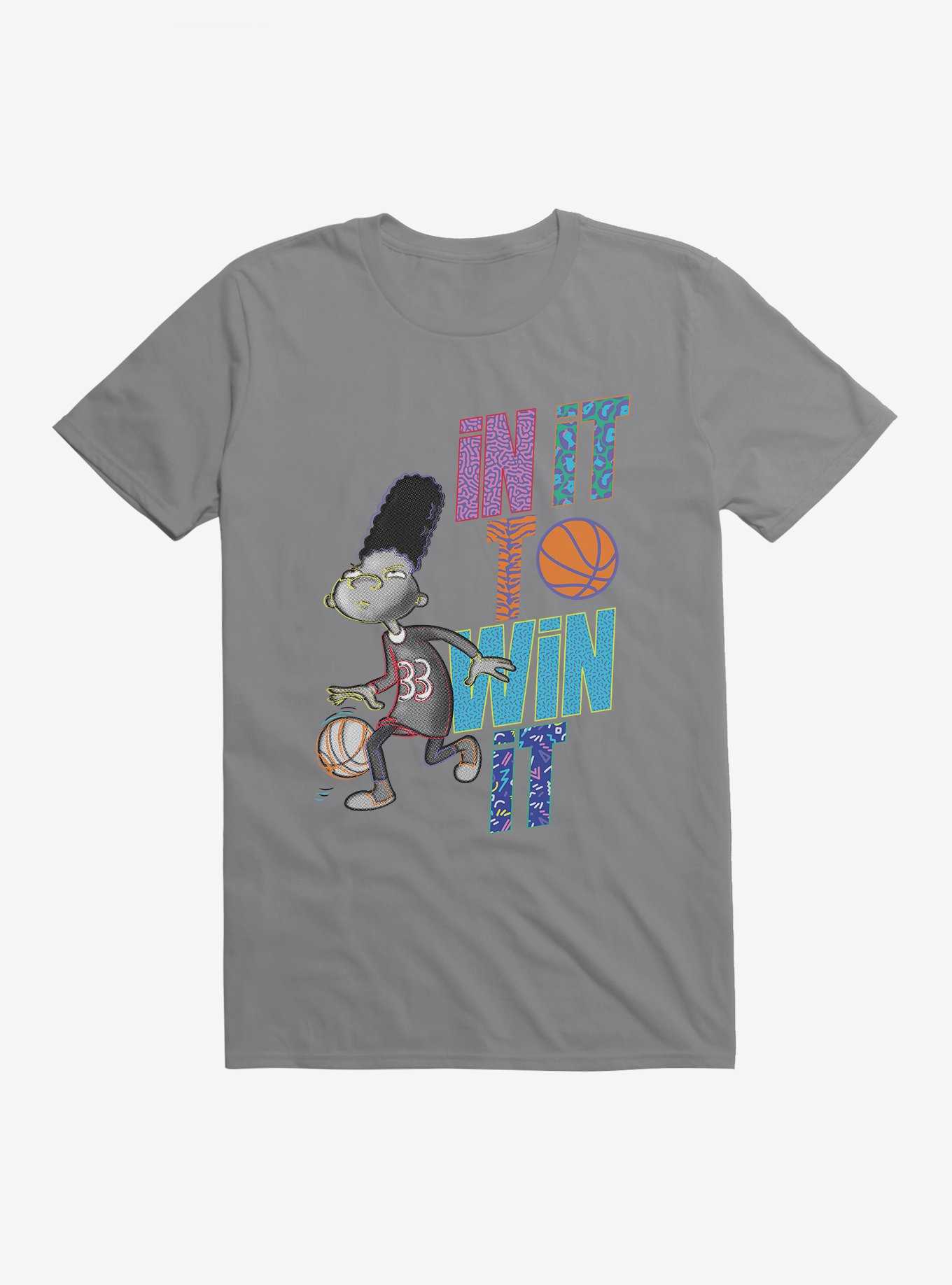 Hey Arnold! Gerald In It To Win It T-Shirt, STORM GREY, hi-res