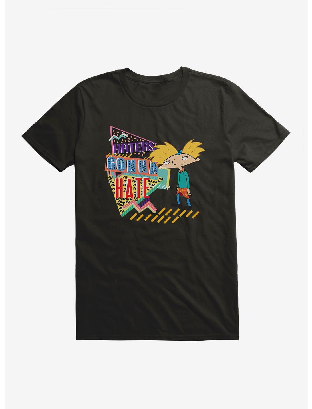 Hey Arnold! Haters Gonna Hate T-Shirt, BLACK, hi-res