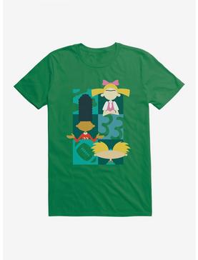 Hey Arnold! Icon Silhouettes T-Shirt, KELLY GREEN, hi-res