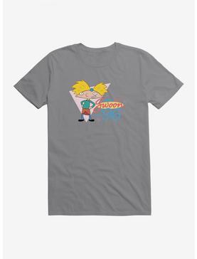 Hey Arnold! Ladies Man T-Shirt, STORM GREY, hi-res