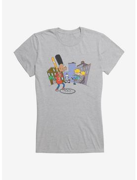 Hey Arnold! Baseball Girls T-Shirt, HEATHER, hi-res