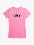 Invader Zim Gir Icon Script Girls T-Shirt, CHARITY PINK, hi-res