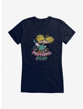 Hey Arnold! Football Head Girls T-Shirt, NAVY, hi-res