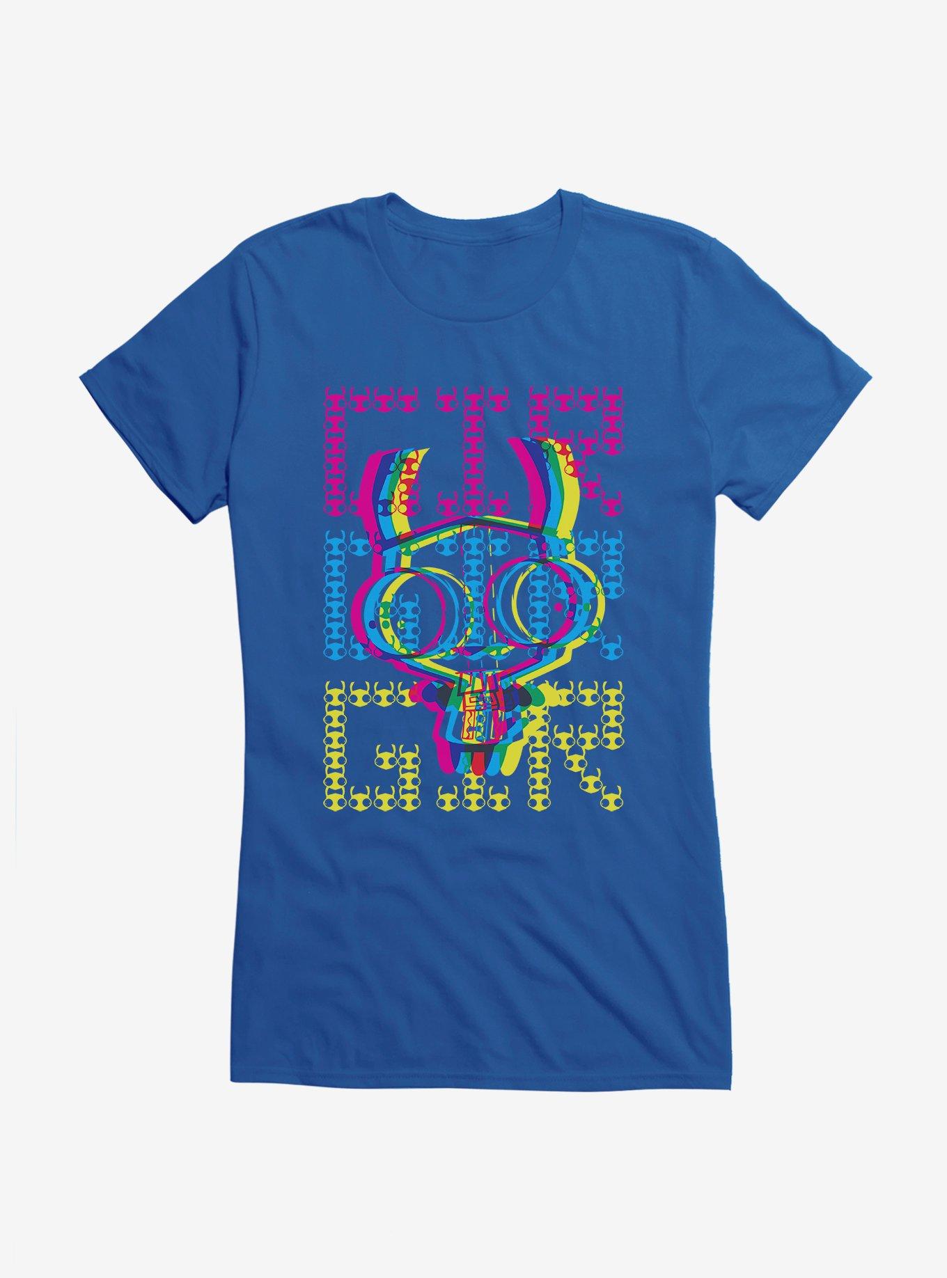 Invader Zim Gir Neon Stack Girls T-Shirt, , hi-res