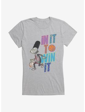Hey Arnold! Gerald In It To Win It Girls T-Shirt, HEATHER, hi-res