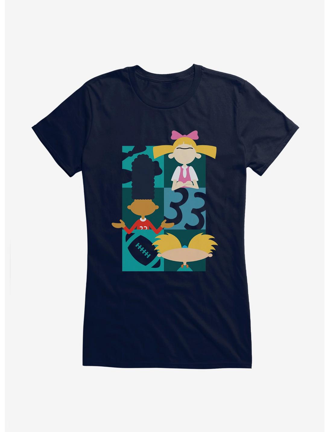 Hey Arnold! Icon Silhouettes Girls T-Shirt, , hi-res