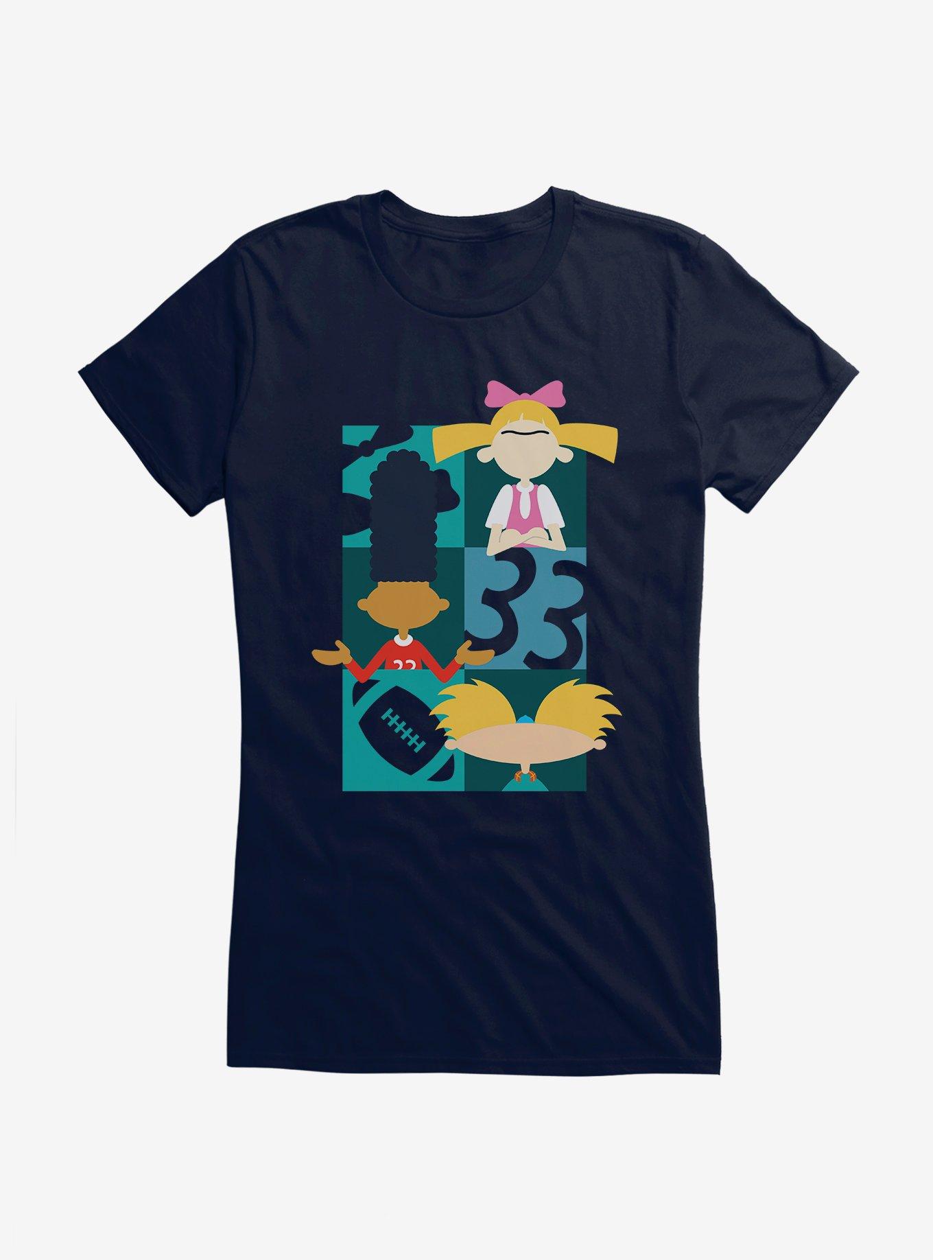 Hey Arnold! Icon Silhouettes Girls T-Shirt, , hi-res