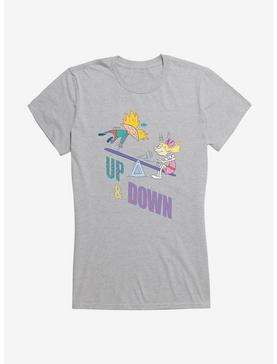 Hey Arnold! Up And Down Girls T-Shirt, HEATHER, hi-res