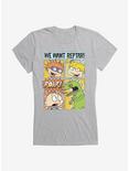Rugrats We Want Reptar Girls T-Shirt, HEATHER, hi-res