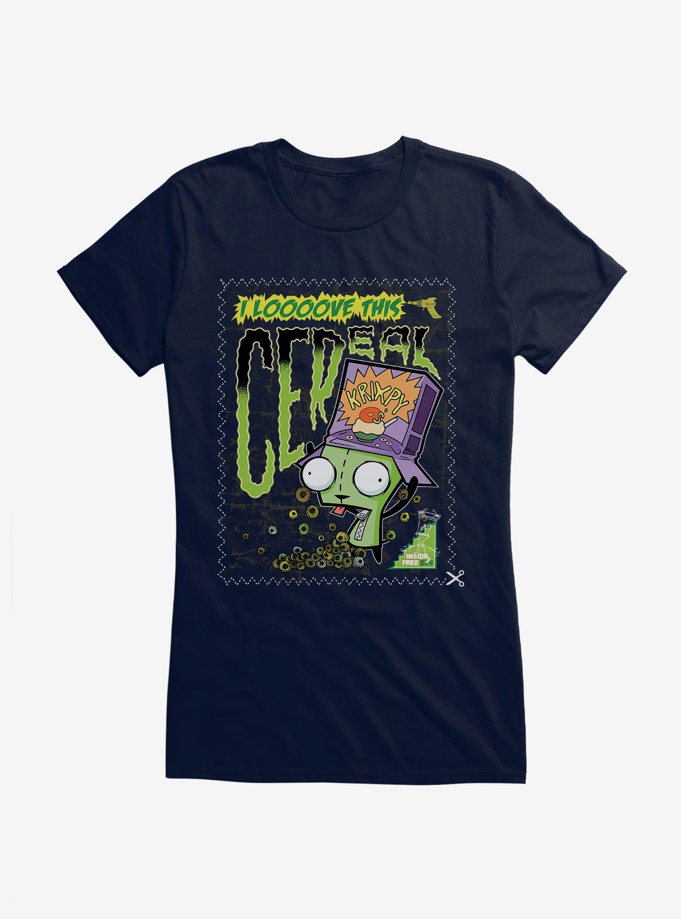 Invader Zim I Love Cereal Girls T-Shirt, , hi-res