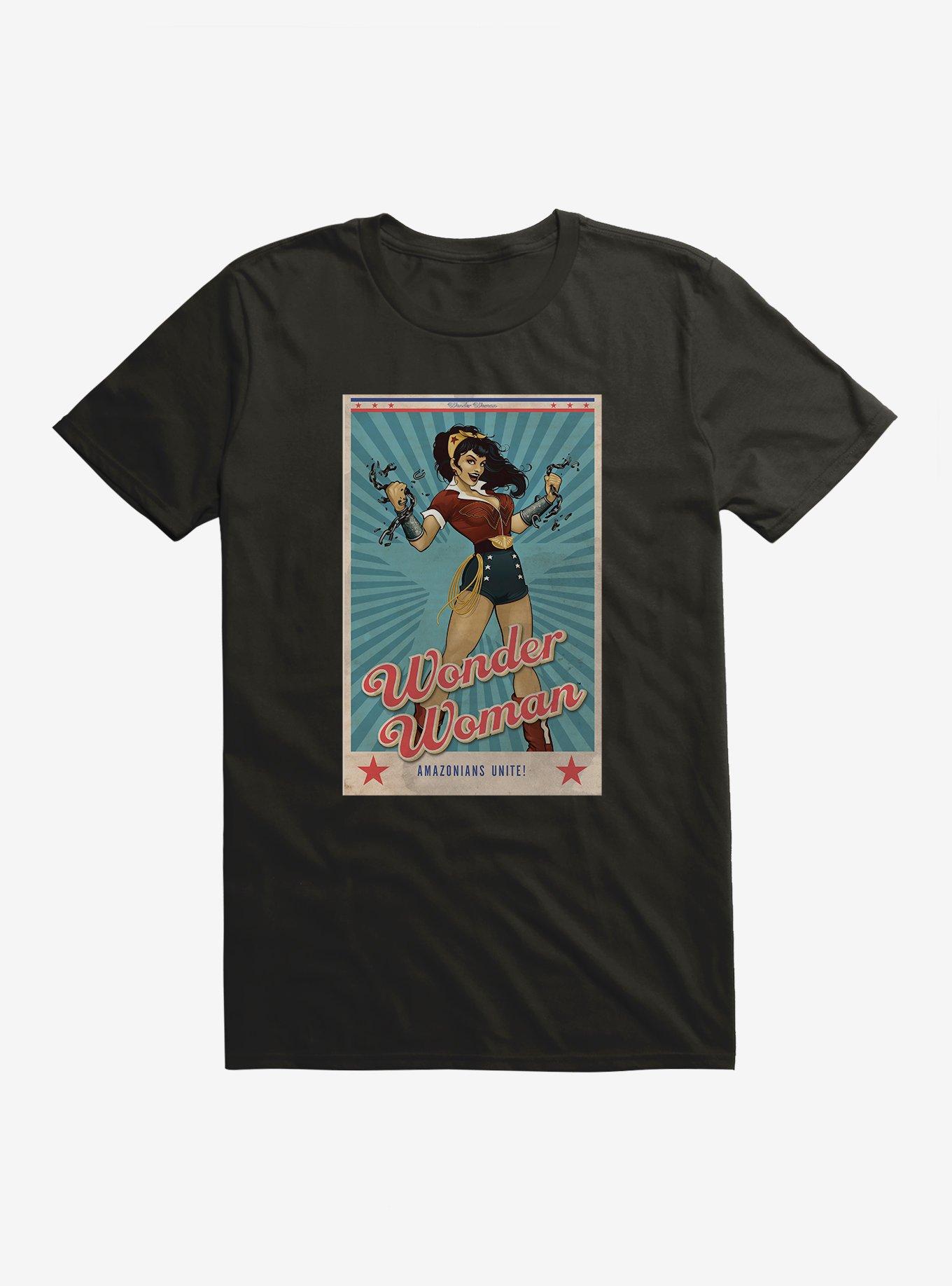 Hot Topic DC Comics Bombshells Wonder Woman ians Unite T-Shirt