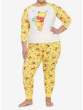 Disney Winnie The Pooh Girls Thermal Pajama Set Plus Size, MULTI, hi-res
