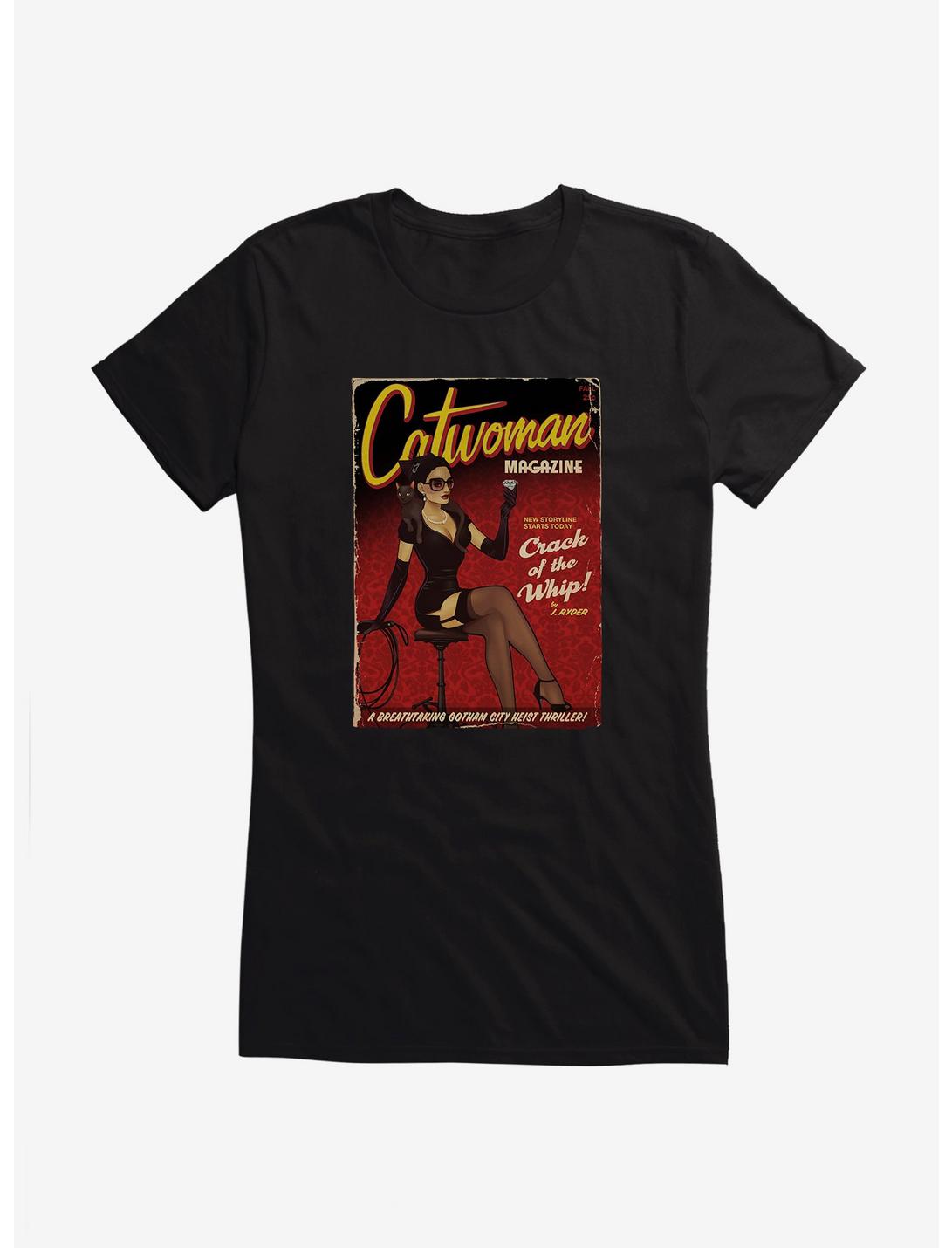 DC Comics Bombshells Catwoman Magazine Girls T-Shirt, , hi-res