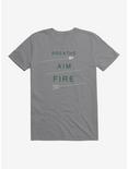 DC Comics Arrow Breathe Aim Fire T-Shirt, STORM GREY, hi-res