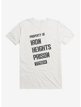 DC Comics Arrow Iron Heights Prison T-Shirt, WHITE, hi-res