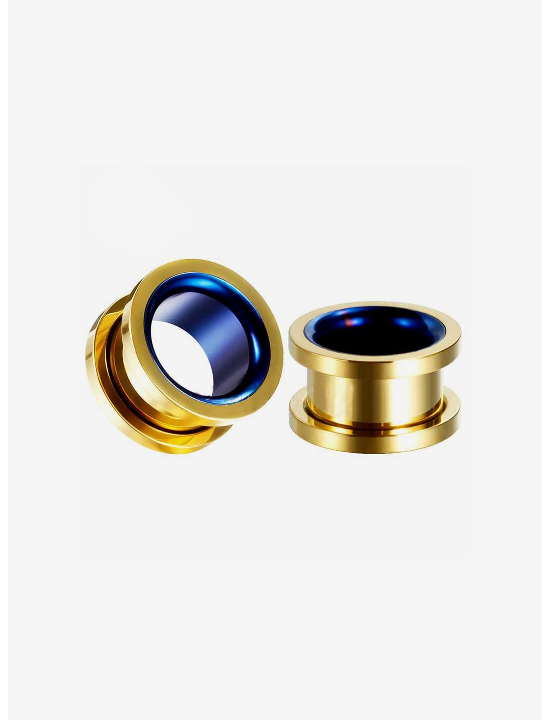 Steel Gold & Royal Blue Plug 2 Pack, MULTI, hi-res