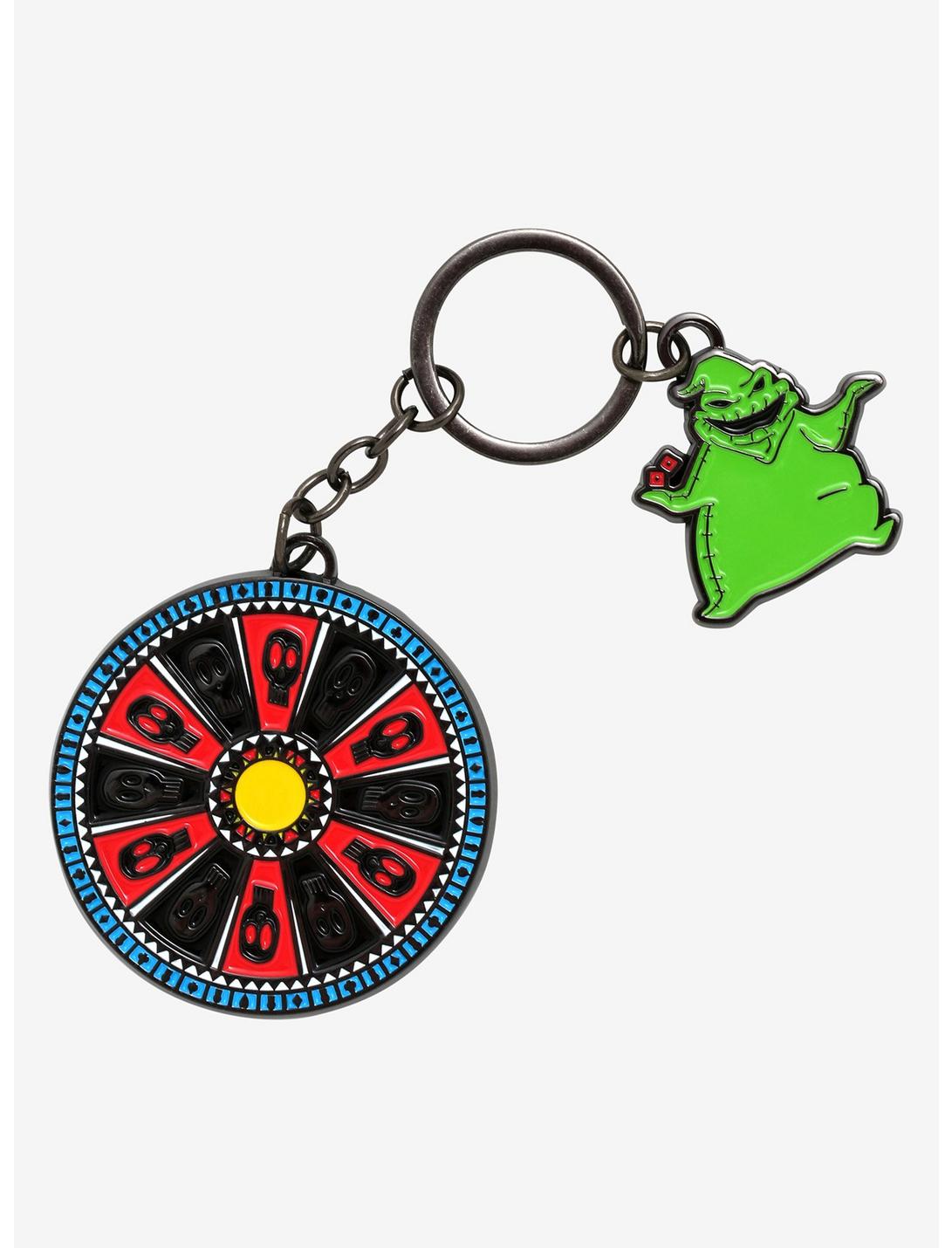 Disney The Nightmare Before Christmas Oogie Boogie Wheel Keychain - BoxLunch Exclusive, , hi-res