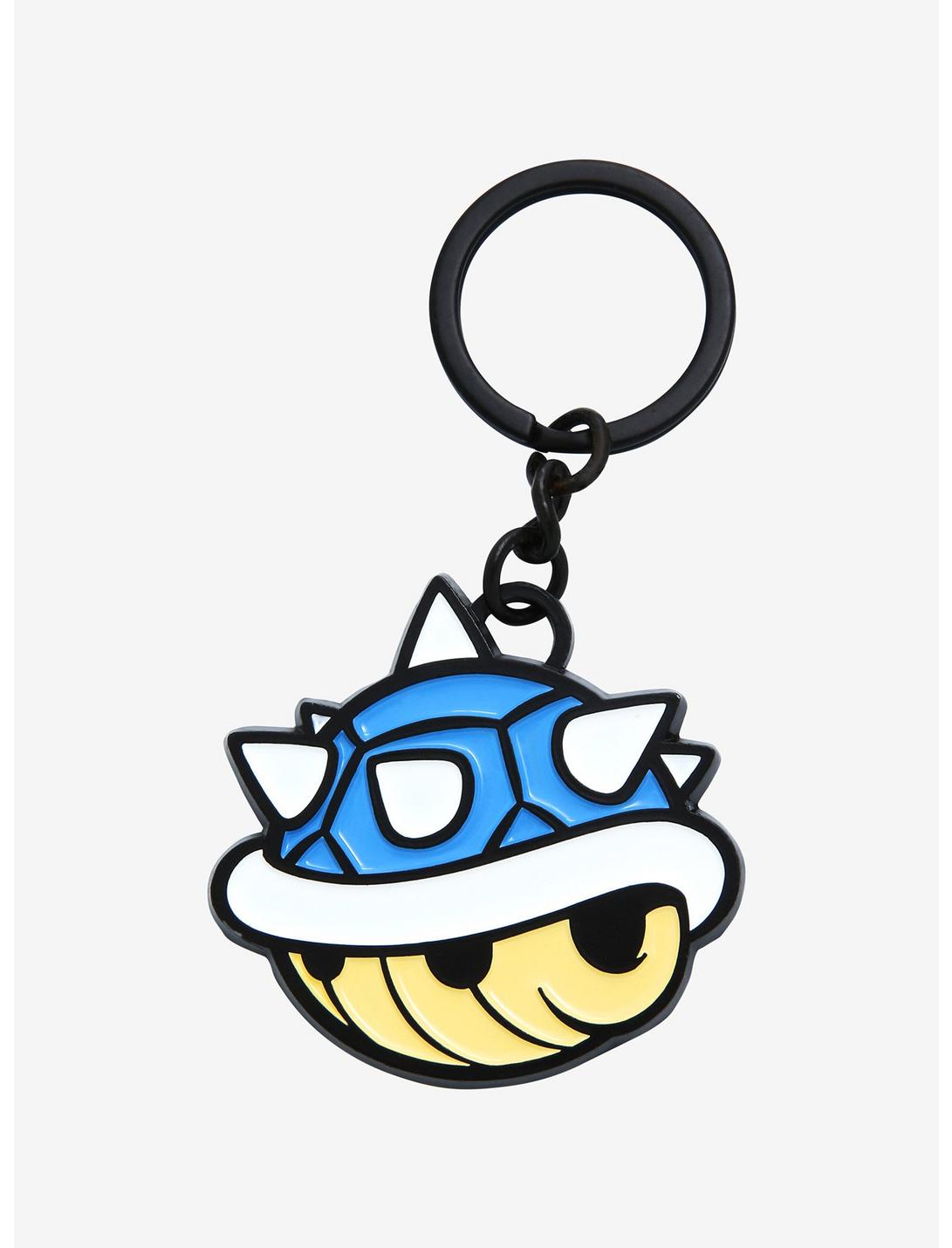 Nintendo Mario Kart Blue Shell Enamel Keychain, , hi-res