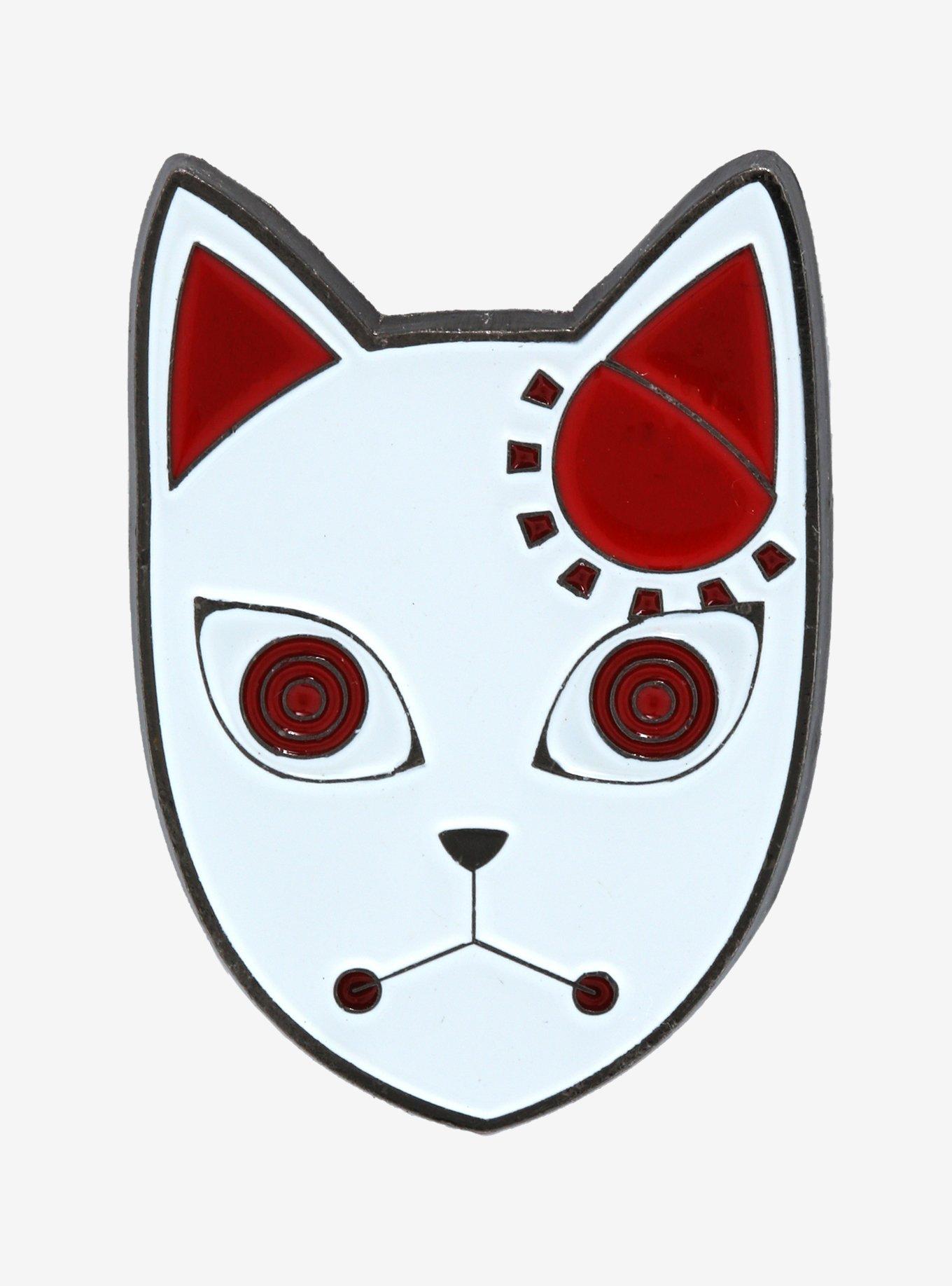 Demon Slayer: Kimetsu no Yaiba Tanjiro Warding Mask Enamel Pin, , hi-res