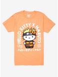 Naruto Shippuden x Hello Kitty and Friends Hello Kitty as Naruto Women's T-Shirt - BoxLunch Exclusive, ORANGE, hi-res
