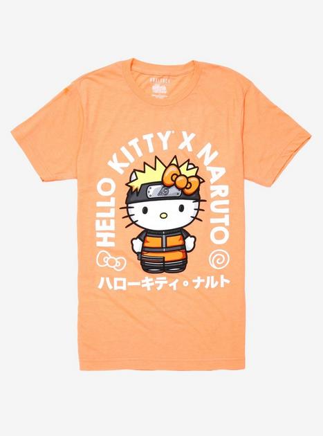 Women's Hello Kitty & Naruto T-Shirt with Long Sleeves 