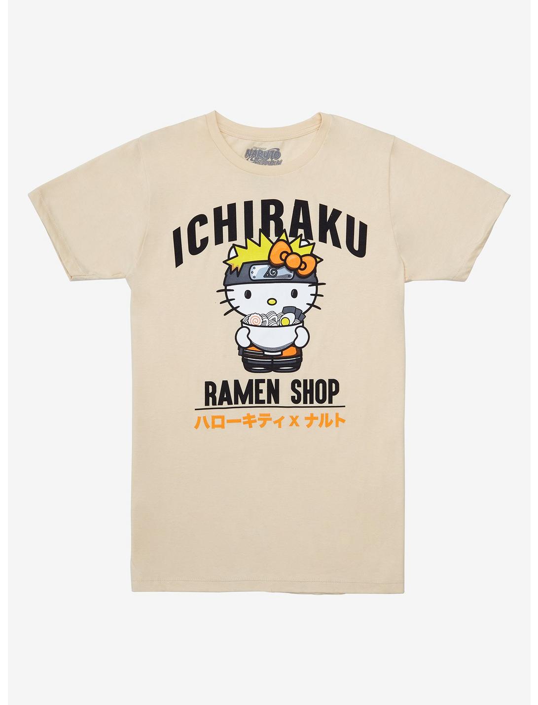 Naruto Shippuden x Hello Kitty and Friends Ichiraku Ramen Shop Women's T-Shirt - BoxLunch Exclusive, , hi-res