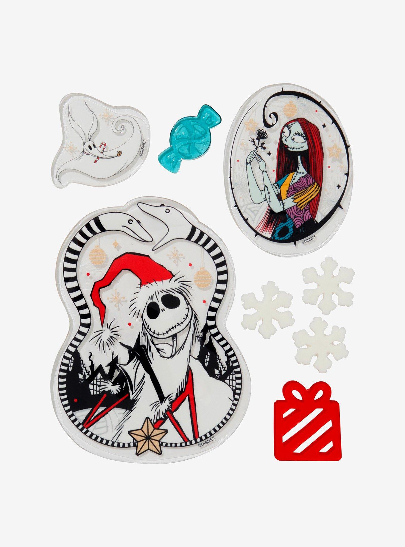 The Nightmare Before Christmas Holiday Gel Window Cling Set Hot Topic