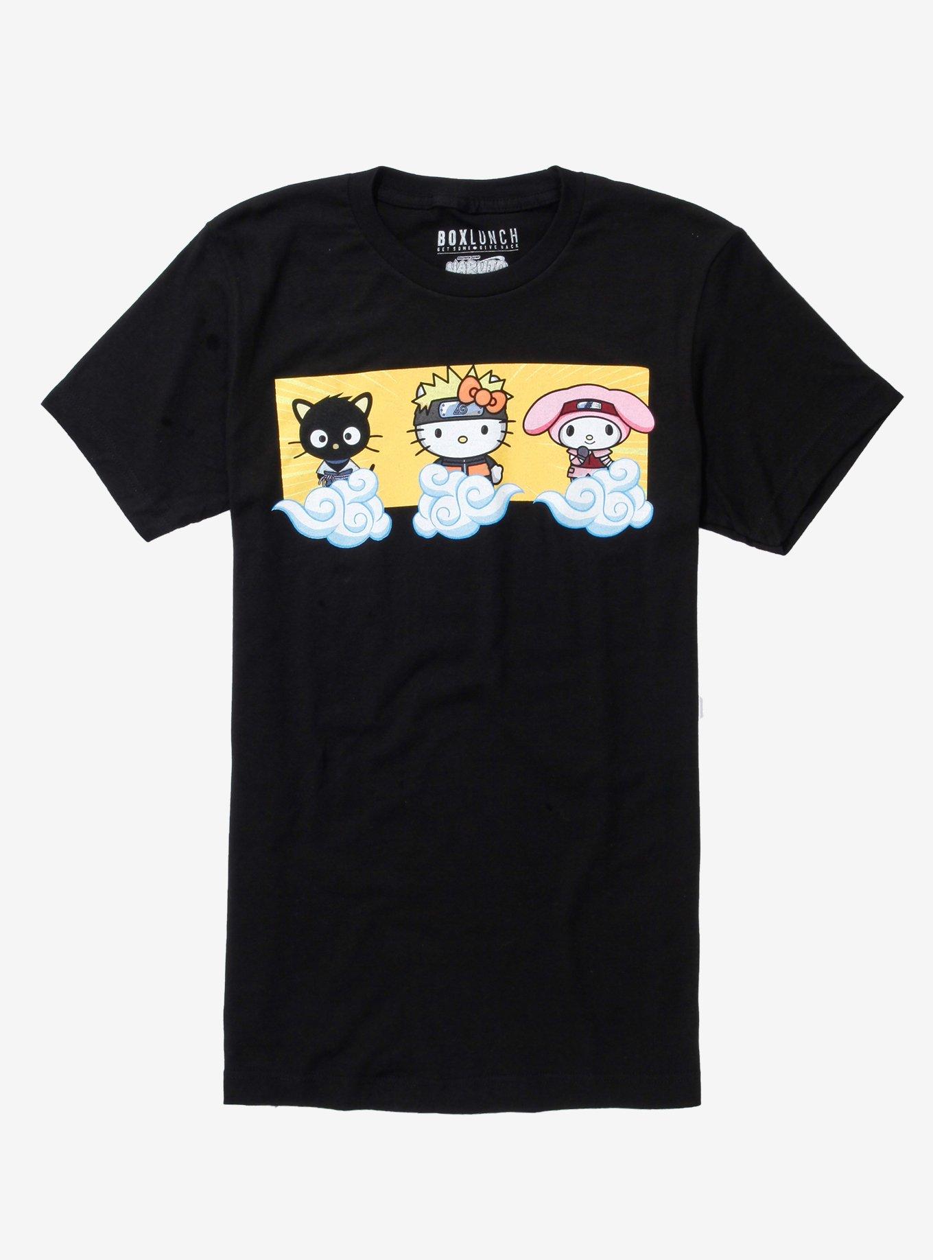 Naruto Shippuden x Hello Kitty and Friends Akatsuki Clouds T-Shirt - BoxLunch Exclusive