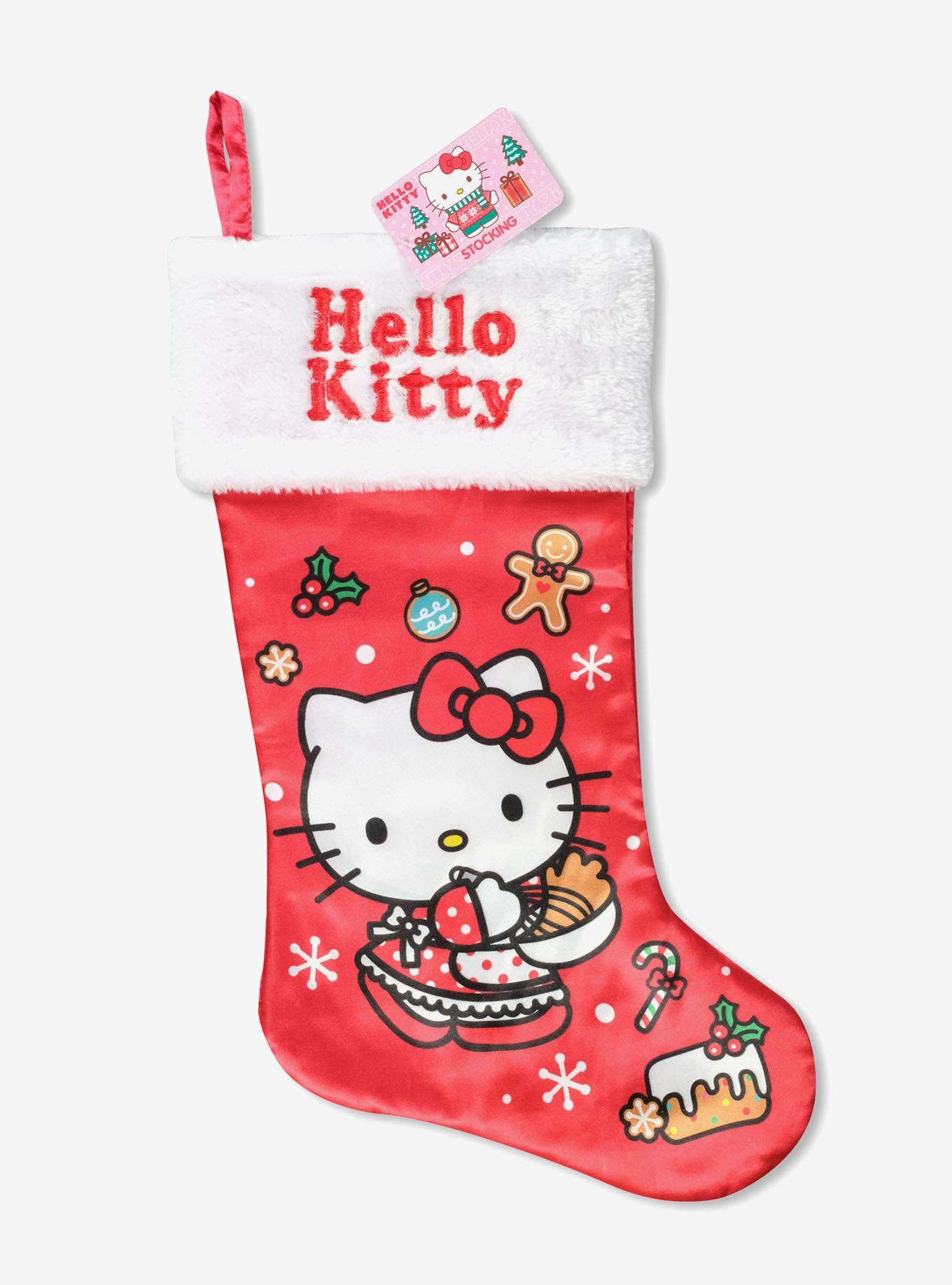 Hello Kitty Polka Dot Mini Christmas Stocking Set