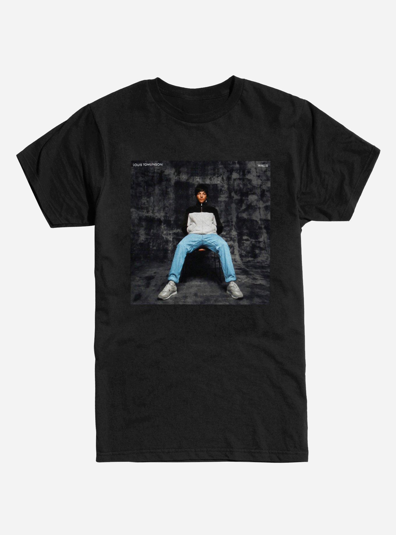Louis Tomlinson · Louis Tomlinson Unisex T-Shirt: Walls (T-shirt) [size L]  [Black - Unisex edition]