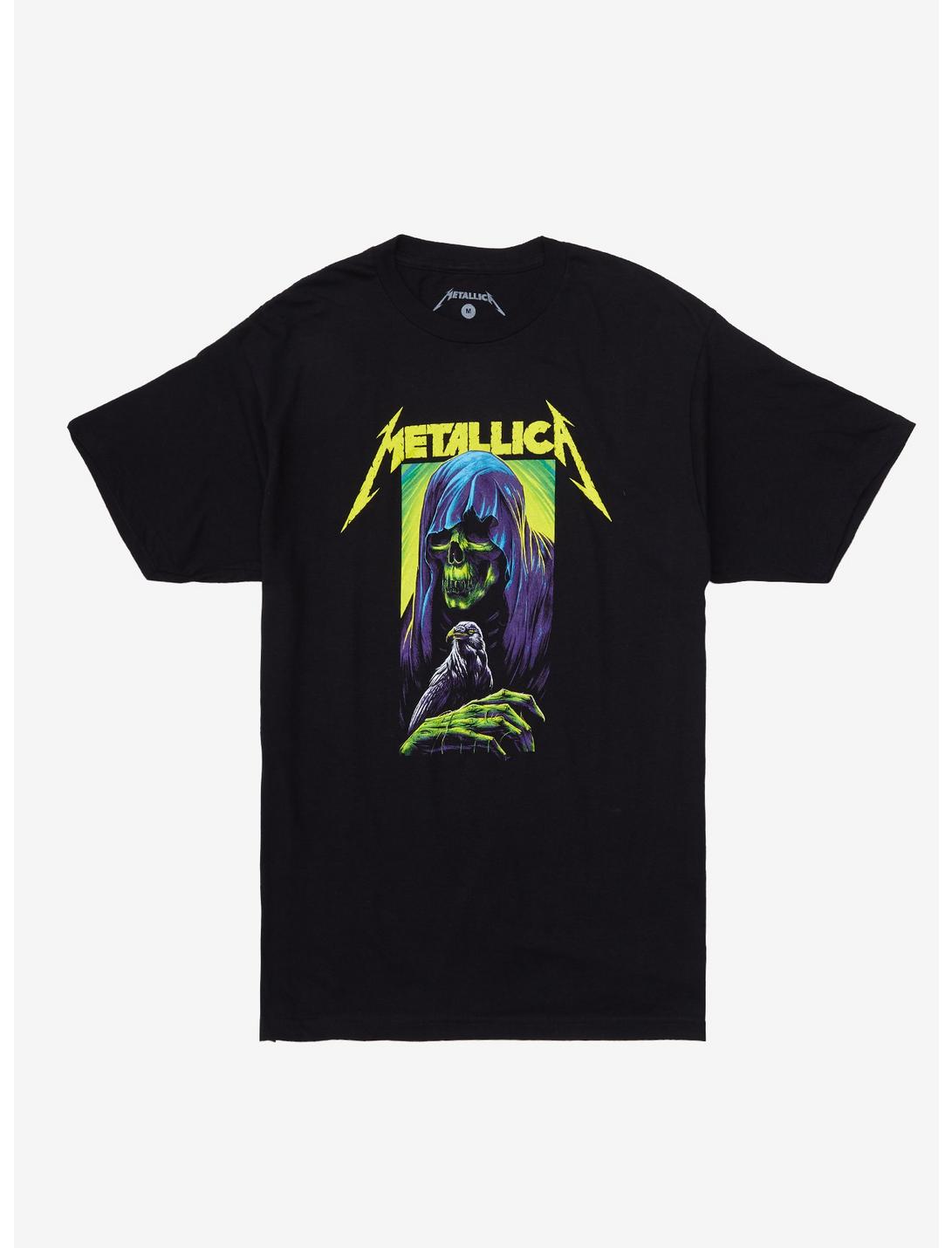 Metallica Reaper Crow T-Shirt, BLACK, hi-res
