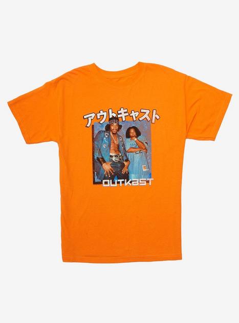 ★COMPAKT RECORD BAR★ BIG BASS Tshirt Orange Outkast Orange T-Shirt | Hot Topic