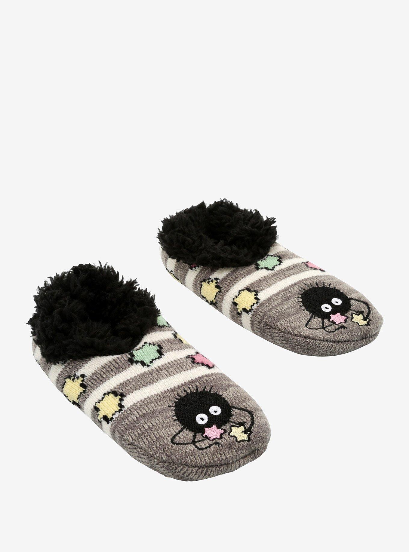 Studio Ghibli Spirited Away Soot Sprites Cozy Slippers, , hi-res