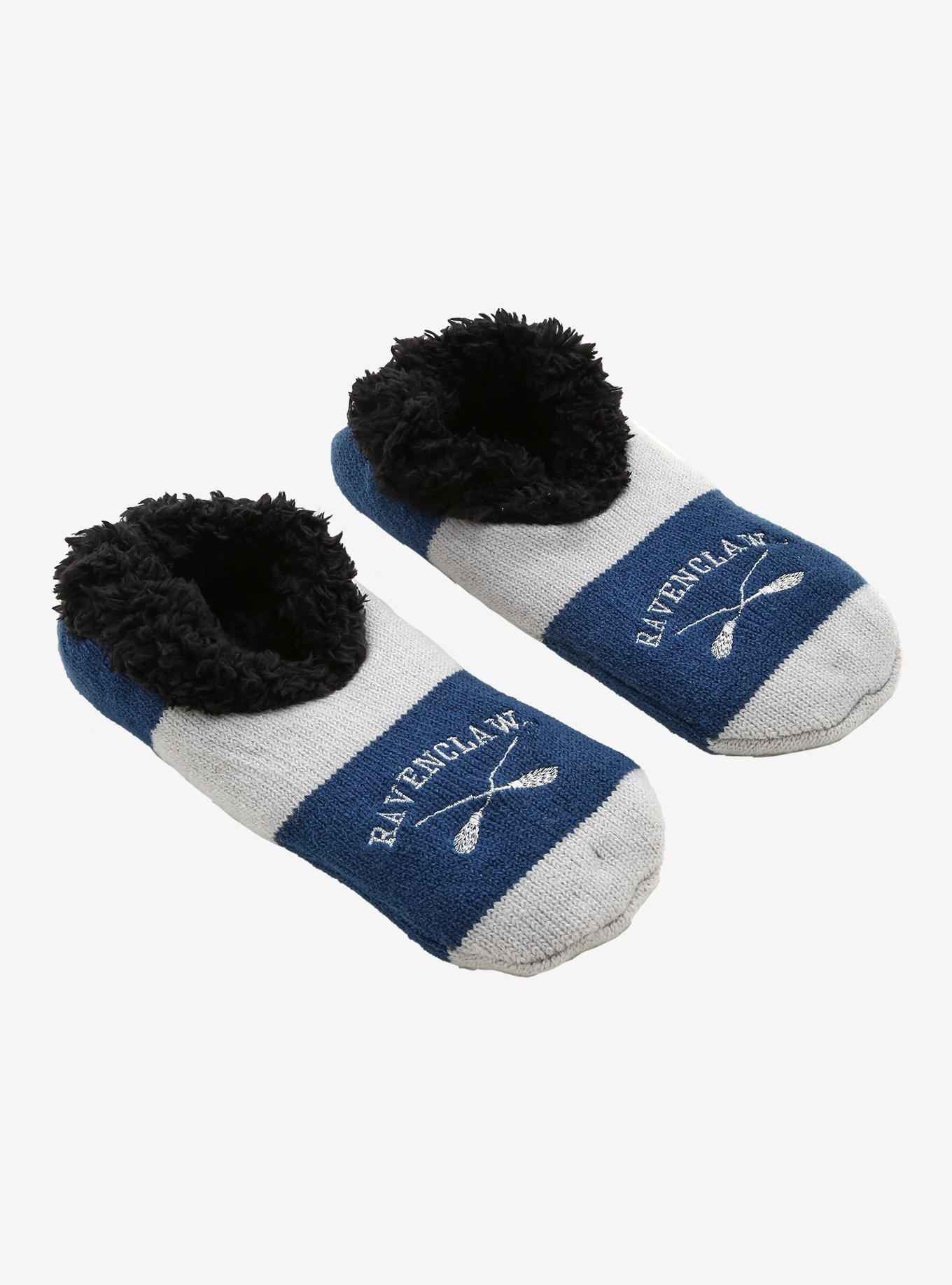Harry Potter Ravenclaw Stripe Cozy Slippers, , hi-res