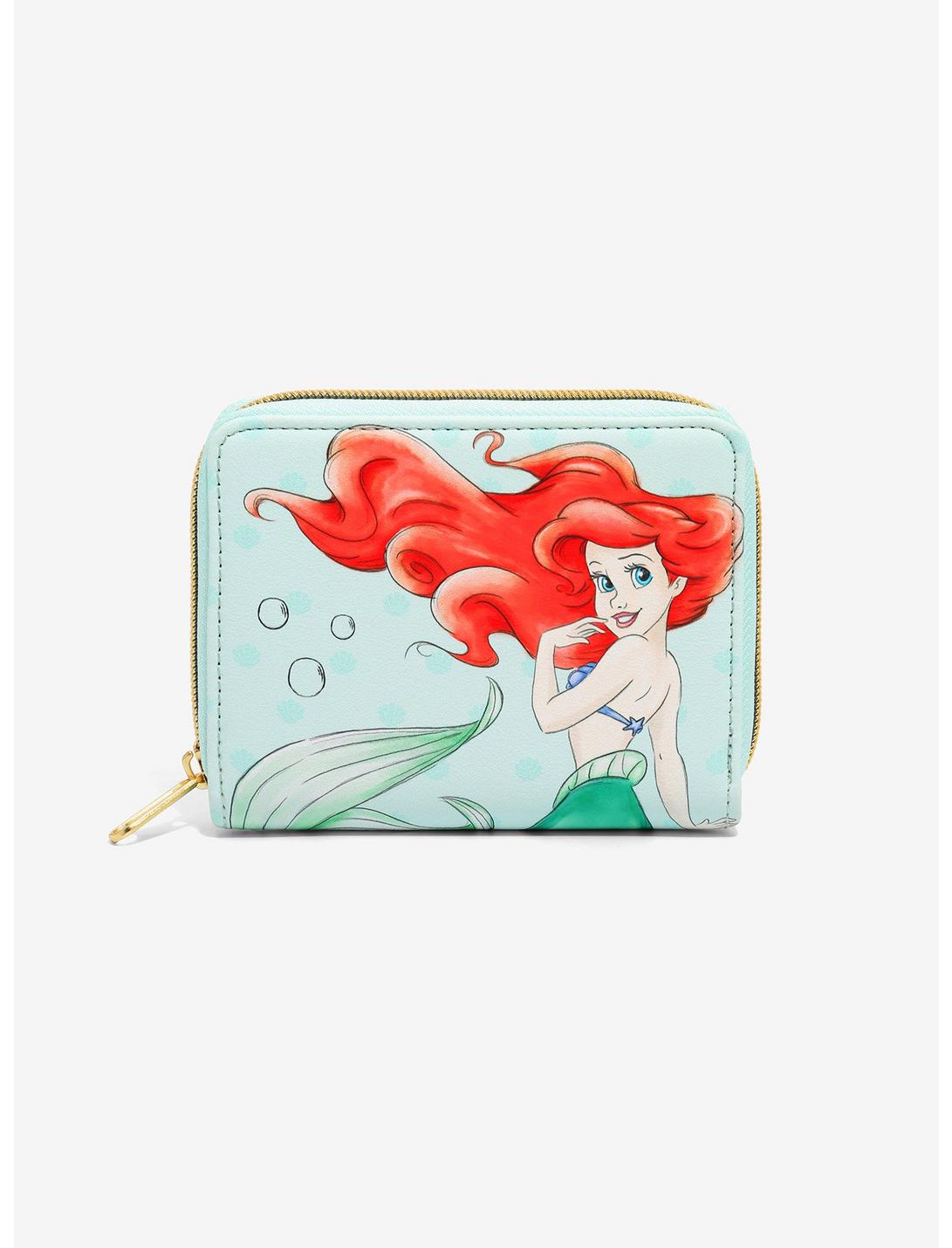 Loungefly Disney The Little Mermaid Ariel Mini Zip Wallet, , hi-res