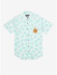 Nintendo Animal Crossing Tom Nook Woven Button-Up - BoxLunch Exclusive, WHITE, hi-res
