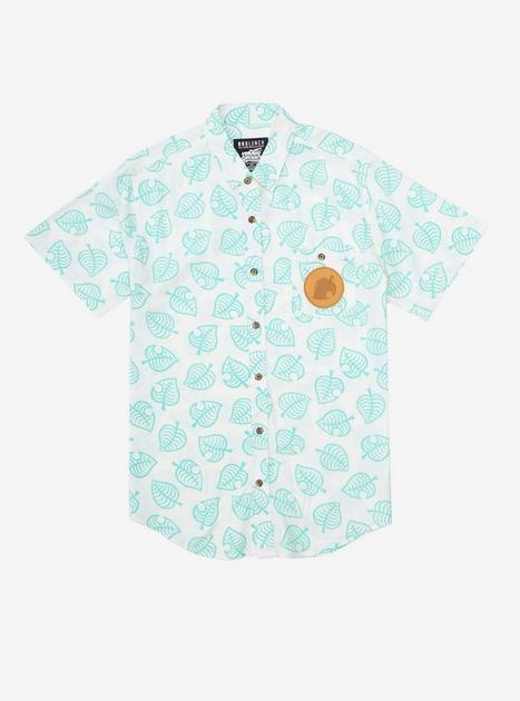 Nintendo Animal Crossing Tom Nook Woven Button-Up - BoxLunch Exclusive ...