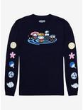 Naruto Shippuden x Hello Kitty and Friends Group Long Sleeve T-Shirt - BoxLunch Exclusive, NAVY, hi-res