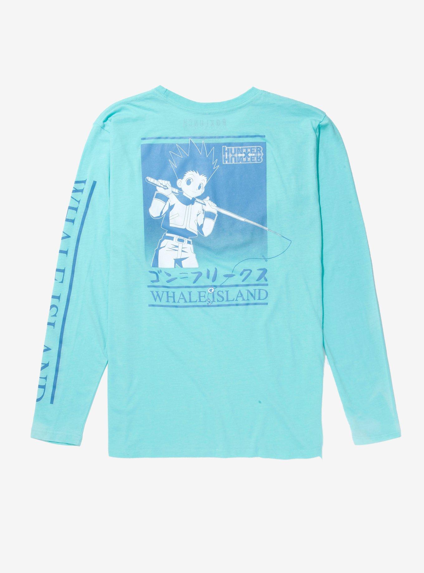 Hunter x Hunter Whale Island Long Sleeve T-Shirt - BoxLunch Exclusive, TURQ, hi-res