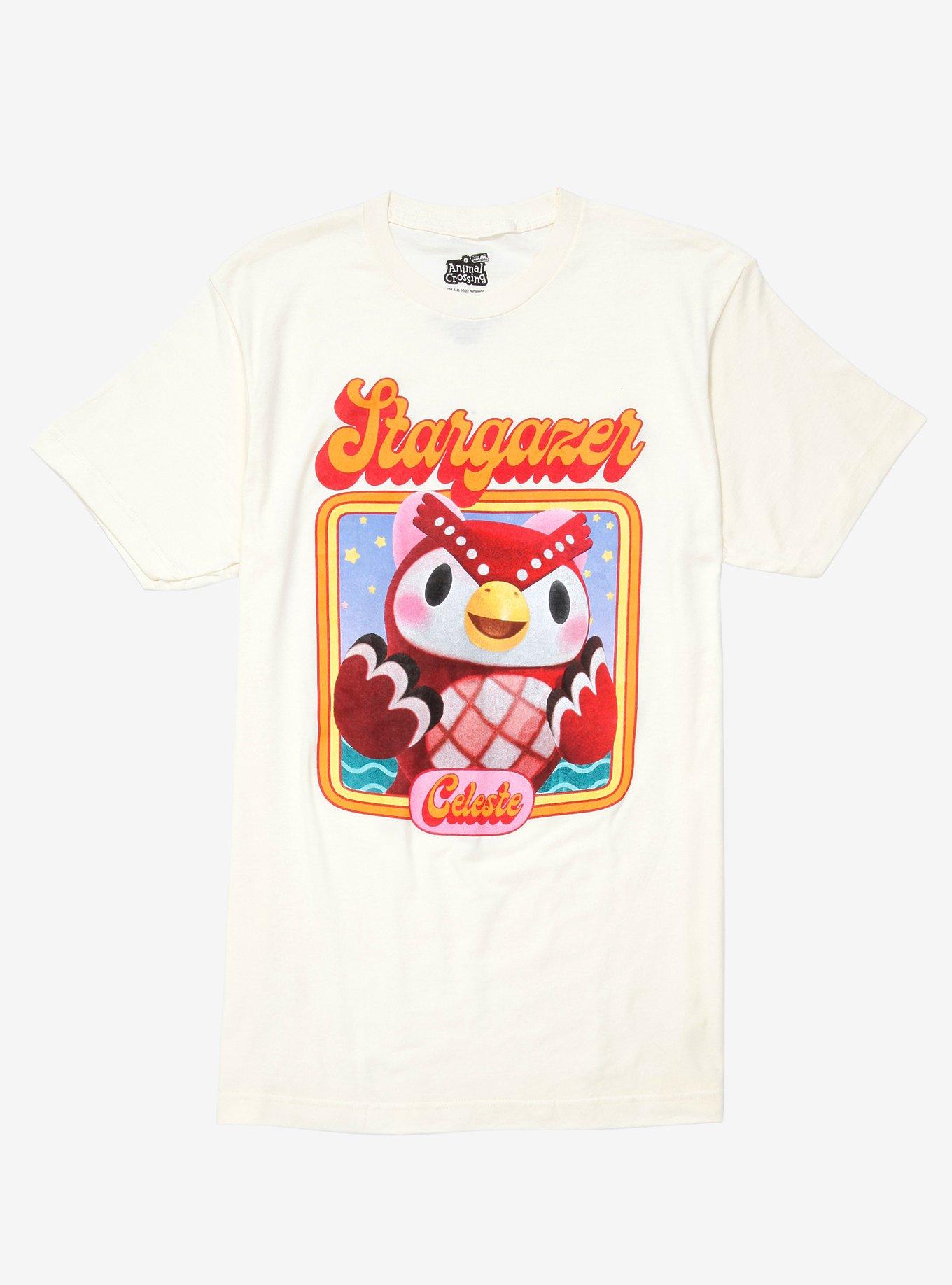 Nintendo Animal Crossing Celeste Stargazer T-Shirt - BoxLunch Exclusive, TAN/BEIGE, hi-res