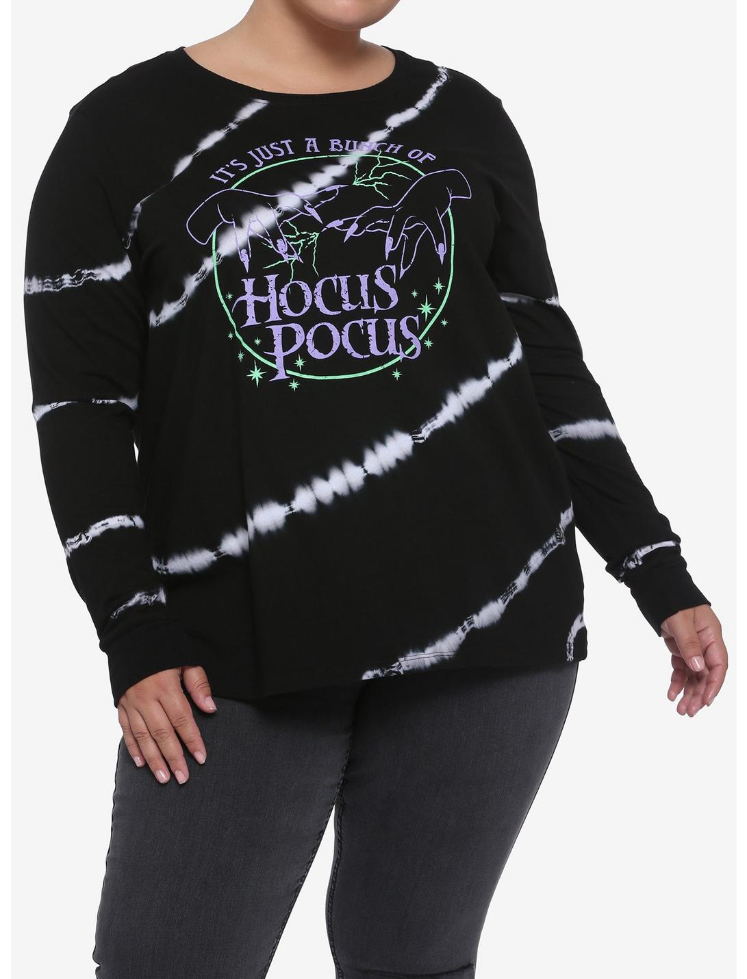 Her Universe Disney Hocus Pocus Tie-Dye Girls Long-Sleeve T-Shirt Plus Size, MULTI, hi-res