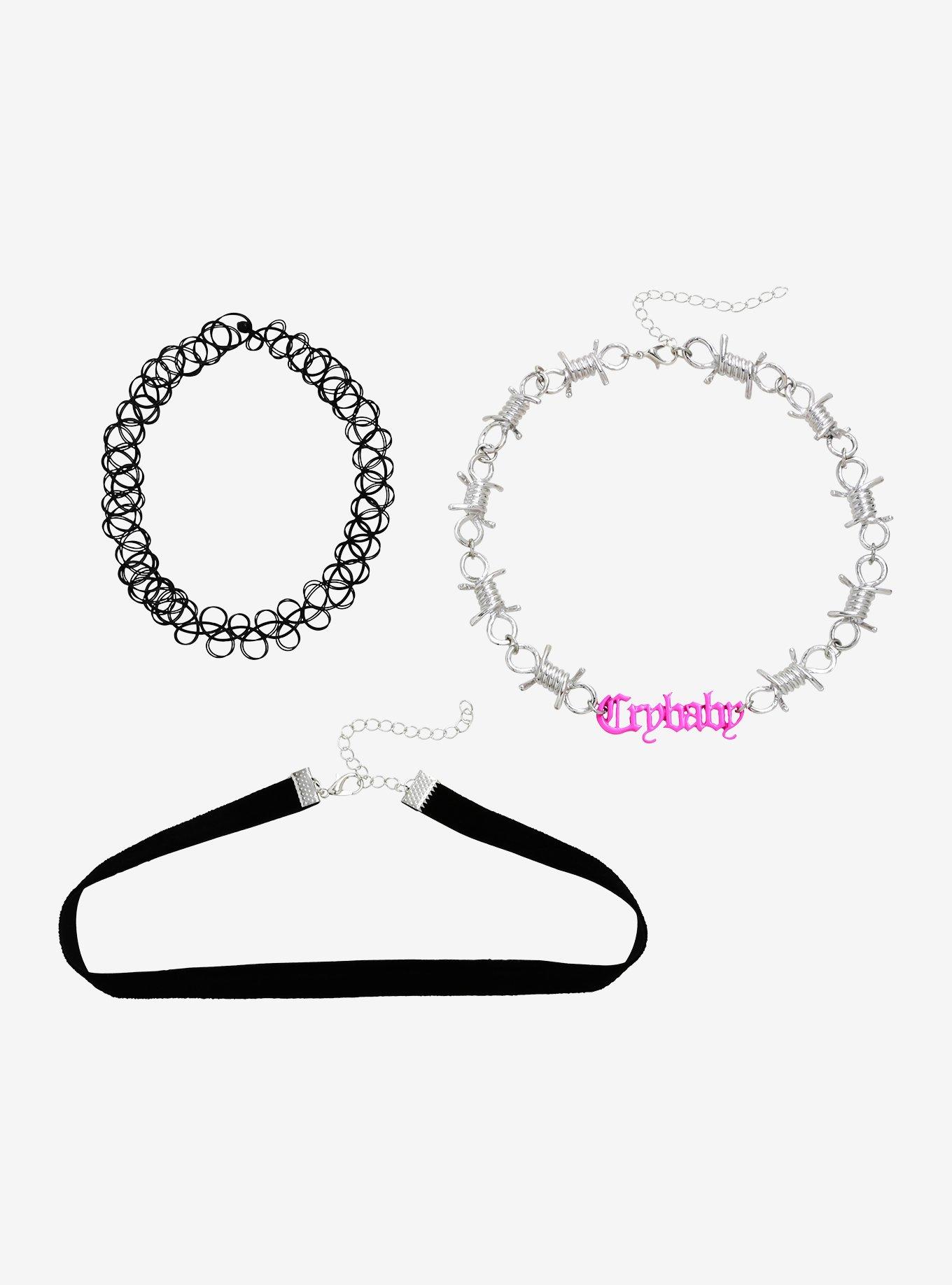 Crybaby Barbed Wire Choker Set, , hi-res
