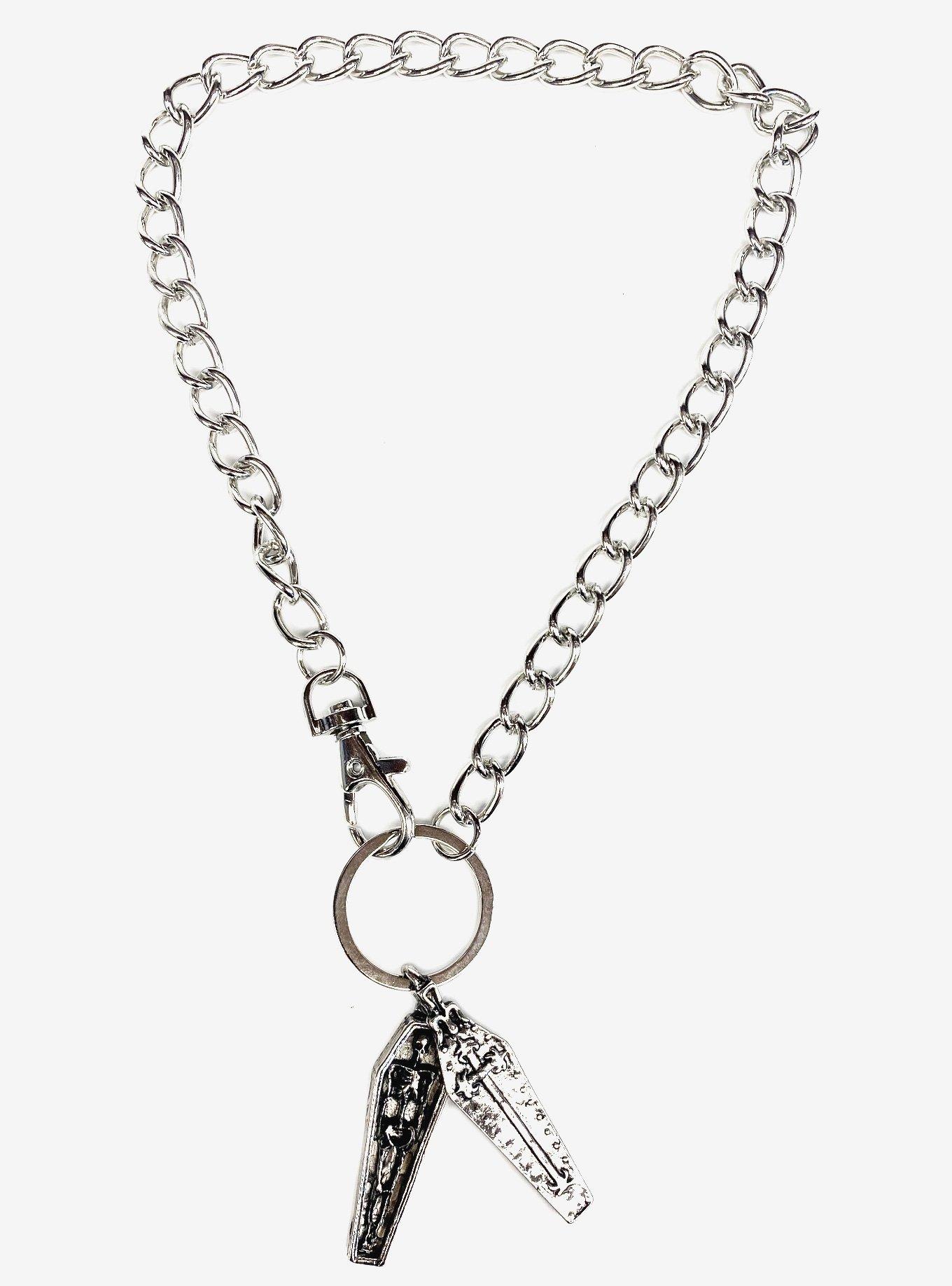 Coffin Chain Necklace, , hi-res