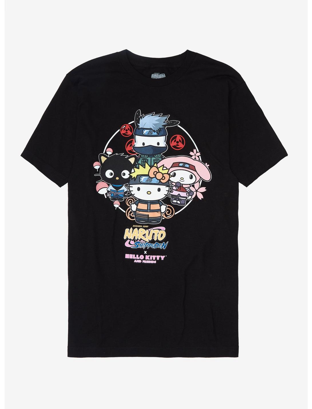 Naruto Shippuden X Hello Kitty And Friends Team 7 T-Shirt, MULTI, hi-res